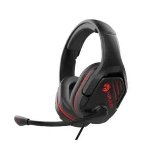 auricular gamer krab hammer kbgh30 3.5mm negro/rojo