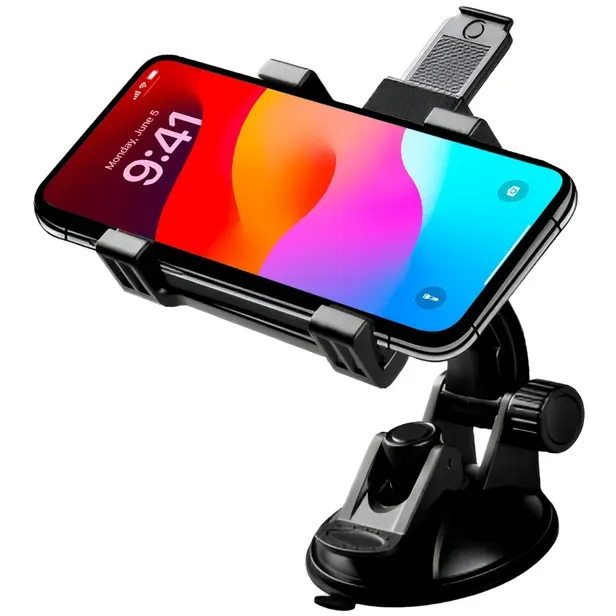 soporte vehicular kr krab kb300 para smartphone de hasta 6.5"