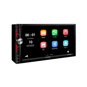 autorradio aiwa aw w666bt d.din lcd 7" t.screen