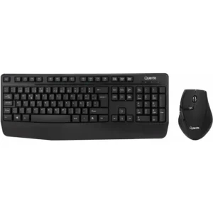 teclado y mouse sin cable quanta qtktm12 negro